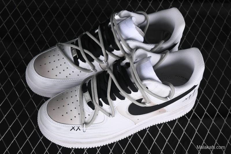 Nike Air Force 1 '07 Low Retro Street Spray Paint Anime Theme Maillard Style Casual Sneakers with Strap - ZH0316-039