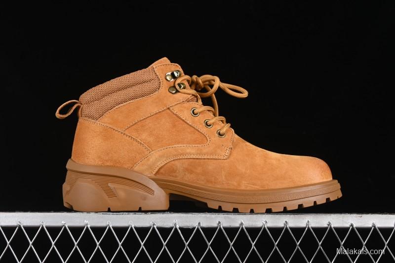 Timberland Outdoor Mid-Top Casual Yellow Boots - TB10088YELLOW