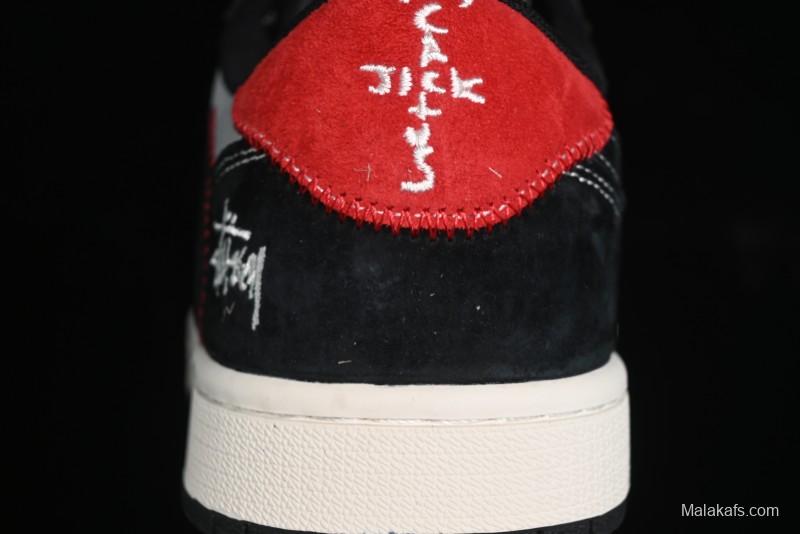 Nike Travis Scott x Fragment Design x Air Jordan 1 Low OG SP AJ1 Sneakers - SJ2068-133