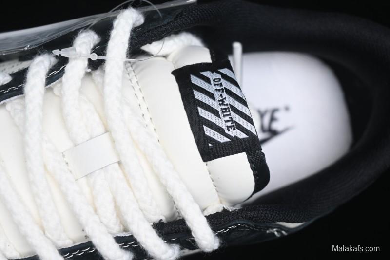 Nike SB Dunk Low Off-White Collaboration - Anniversary High-End Custom Low-Top Casual Skate Shoes - YX5066-211