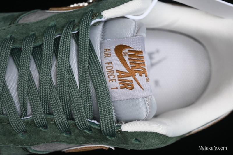 Nike Air Force 1 '07 Low UN Collaboration - Moss Green Low-Top Casual Sneakers - KK1988-022