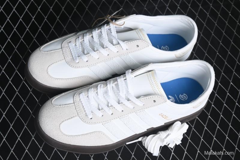 Adidas Clot x Ad Originals Gazelle Indoor Retro Casual Slip-Resistant Wear-Resistant Low-Top Sneakers - IH3719