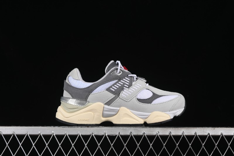 New Balance 9060 Series Hook and Loop Kids Sneakers - PV9060GRY
