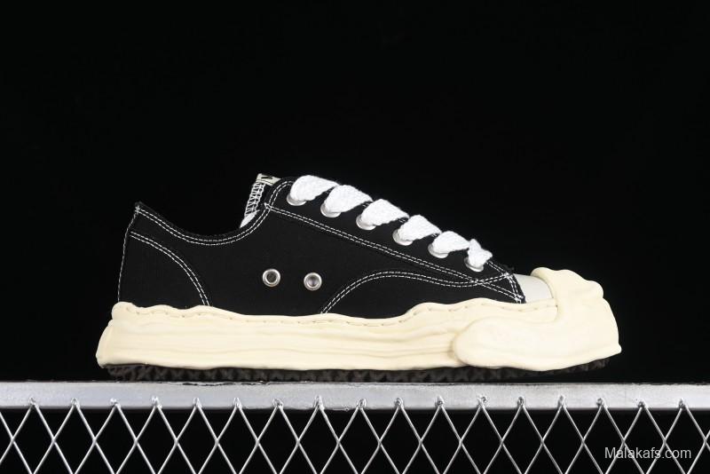 Wayne MMY Original Sole Leather Low Sneaker with Deconstructed Ice Cream Sole - W.E5