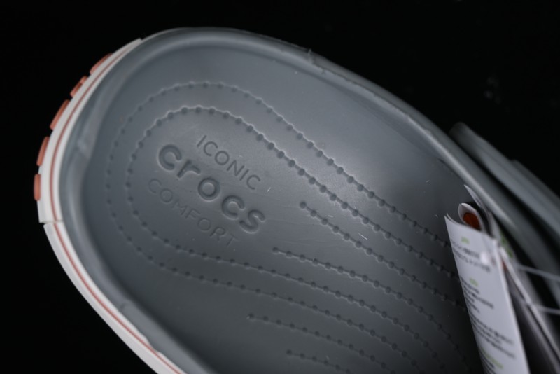 Crocs Crocband Platform Rainbow Comfortable Thick-Soled Clog Sandals - B.D4