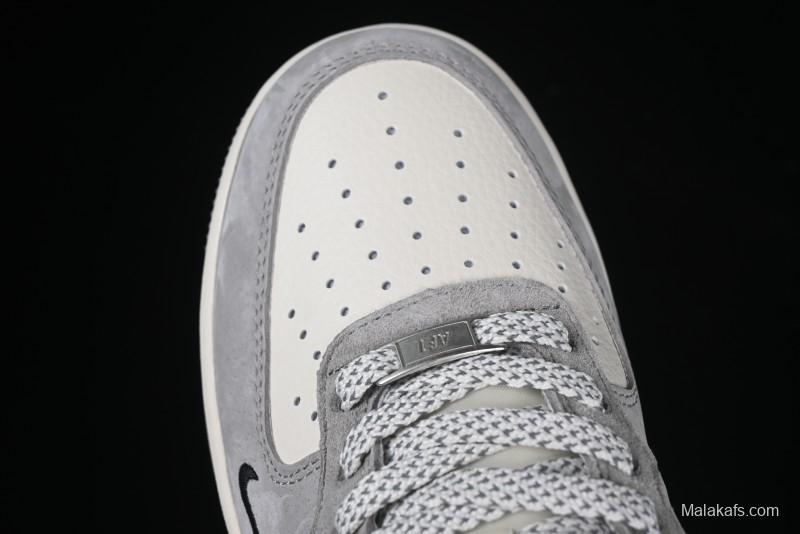 Nike Air Force 1 '07 Low The North Face Collaboration Grey Suede Casual Sneakers - XZ6188-763