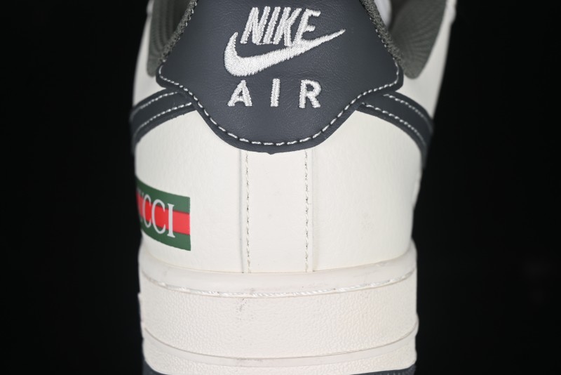 Nike Air Force 1 '07 Low Gucci Collaboration Beige Grey Pattern Low-Top Casual Sneakers - XZ6188-723