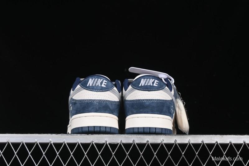 Nike SB Dunk Low Stussy Anniversary Custom Low-Top Casual Skate Shoes - DM6868-030