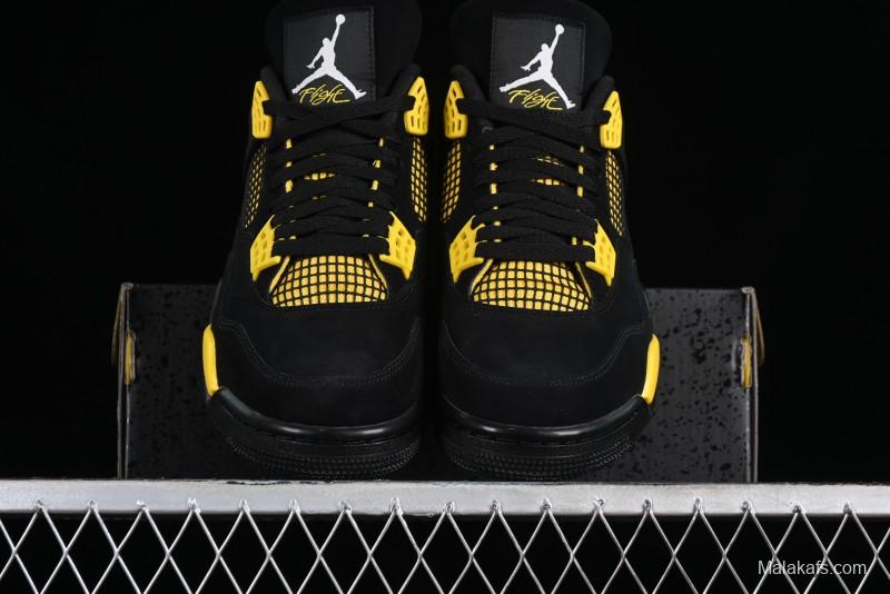 Nike Air Jordan 4 Retro Basketball Shoes Thunder - DH6927-017