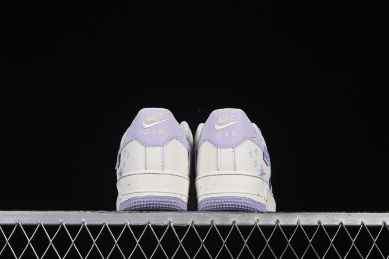 Nike Air Force 1'07 Low Casual Sneakers Purple Butterfly - FB1839-213