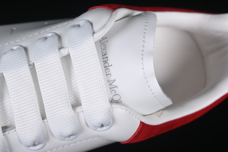 Alexander McQueen Oversized Sneakers with Red Suede Heel Detail - D.E5