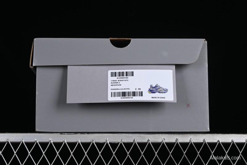 Balenciaga Runner Kith Four Color Retro Casual Shoes - W3RXP9570