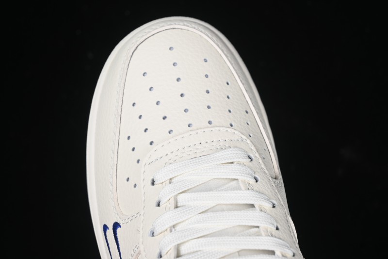 Nike Air Force 1 '07 Low Bape Collaboration - Blue Four Small Swoosh Casual Sneakers - KK1988-036