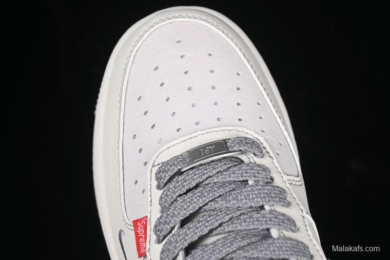 Nike Air Force 1 '07 Low Supreme Casual Sneakers with Full-Length Air Cushion - BB7518-020