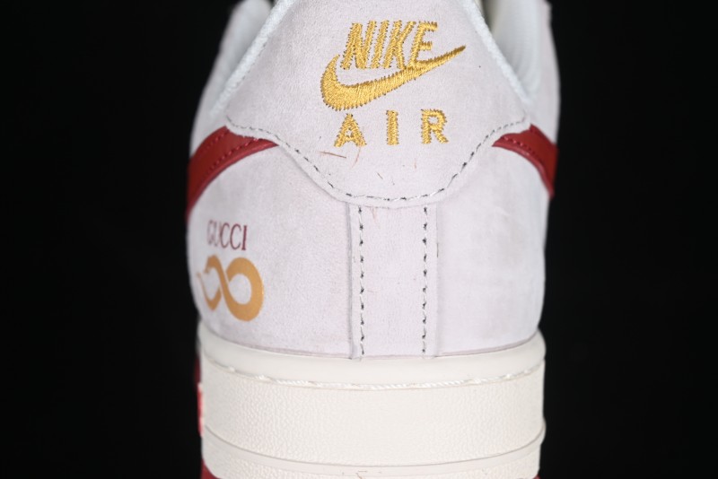 Nike Air Force 1 '07 Low Gucci Collaboration Year of the Snake Limited Edition Red Snake Sneakers - XZ6188-020