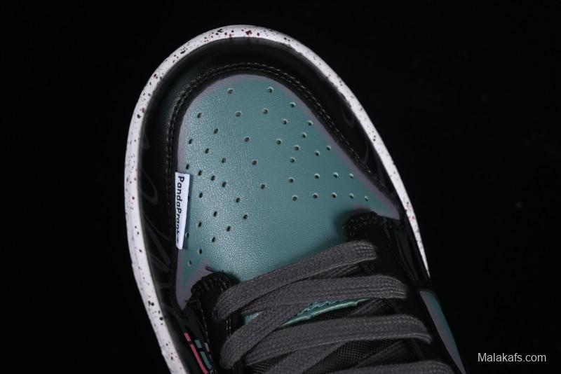 Nike Dunk Low Panda Prank Universe Exploration - Black Purple SB Strap Low Top Casual Skate Shoes - DV0831-002