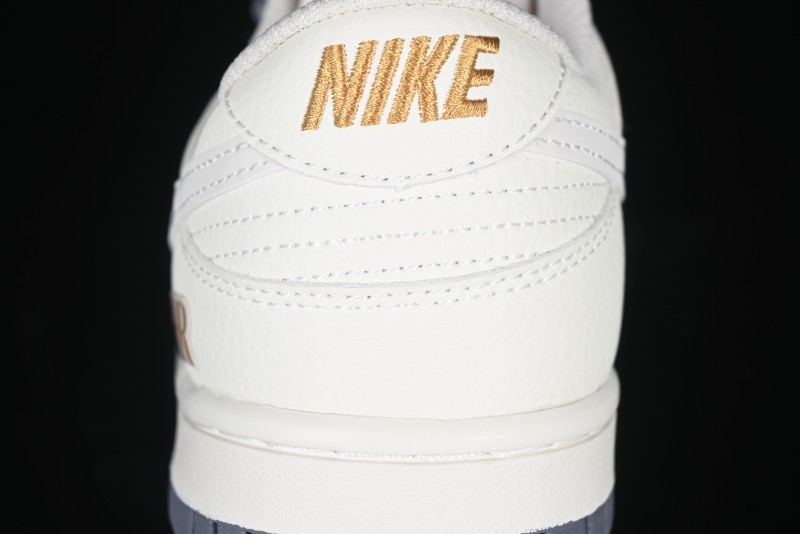 Nike SB Dunk Low Dior x Stone Island Triple Collaboration - Anniversary High-End Custom Low-Top Casual Sneakers - DM6868-043