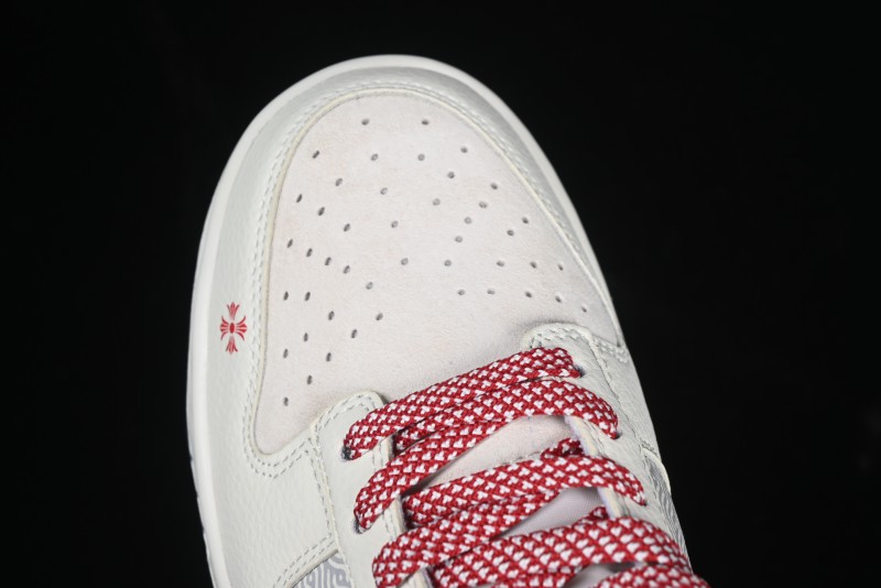 Nike SB Dunk Low Year of the Snake Limited Edition Auspicious Clouds Red Hook Anniversary Custom Low-Top Casual Skate Shoes - DJ2024-094