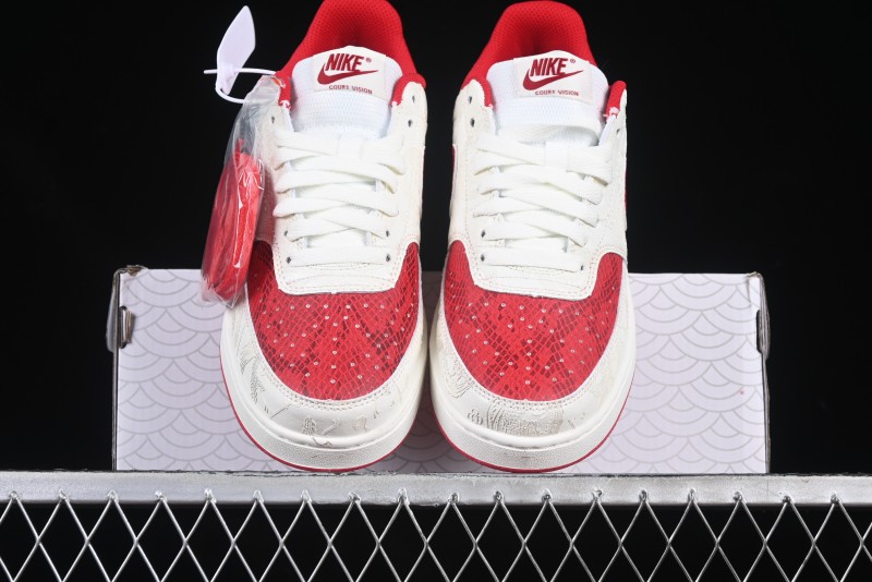 Nike Court Vision Lo 2025 Year of the Snake Theme Campus Casual Sneakers - CD5463-100