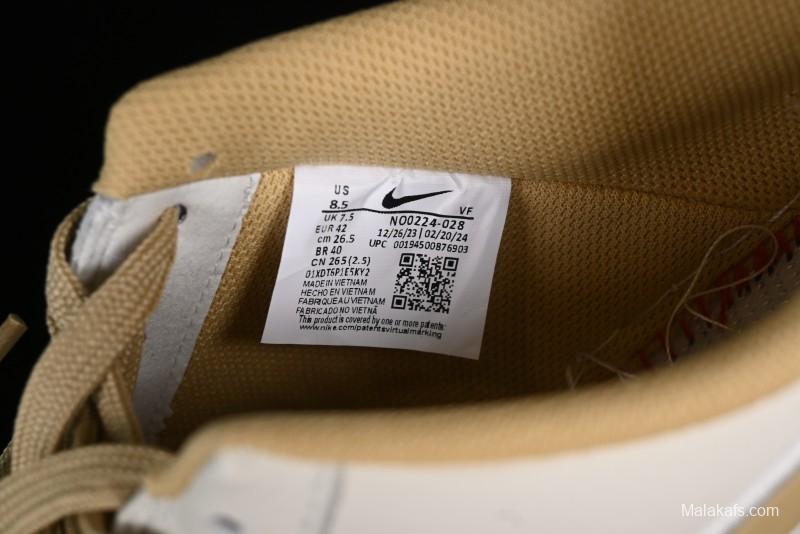 Nike Nocta x Nike Air Force 1 '07 Low Casual Sneakers with Reflective Details and Full-Length Air Cushion - NO0224-028