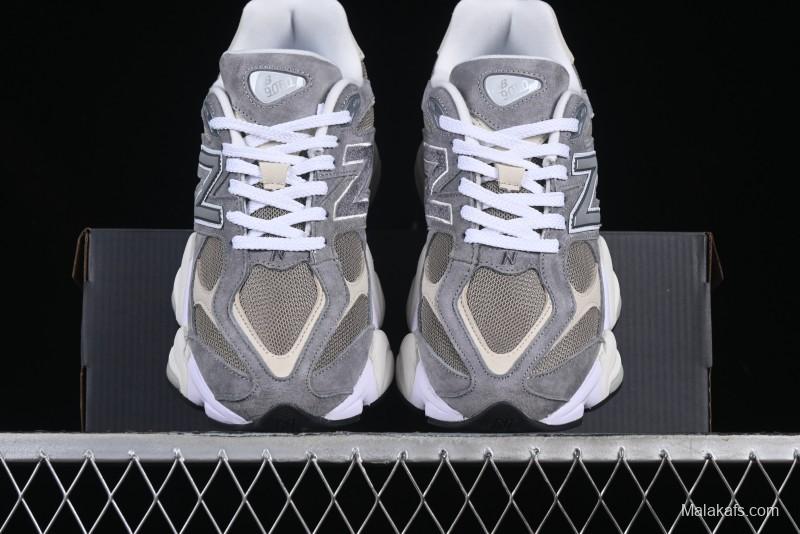New Balance NB9060 Series Retro Casual Running Shoes with ABZORB Cushioning - U9060LBA