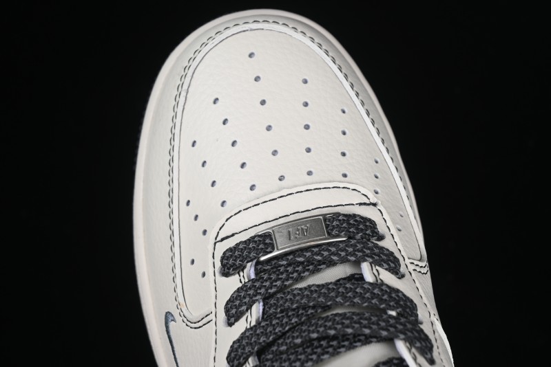 Nike Air Force 1 '07 Low Stussy Collaboration Embroidered Mini Swoosh Casual Sneakers - XZ6188-630