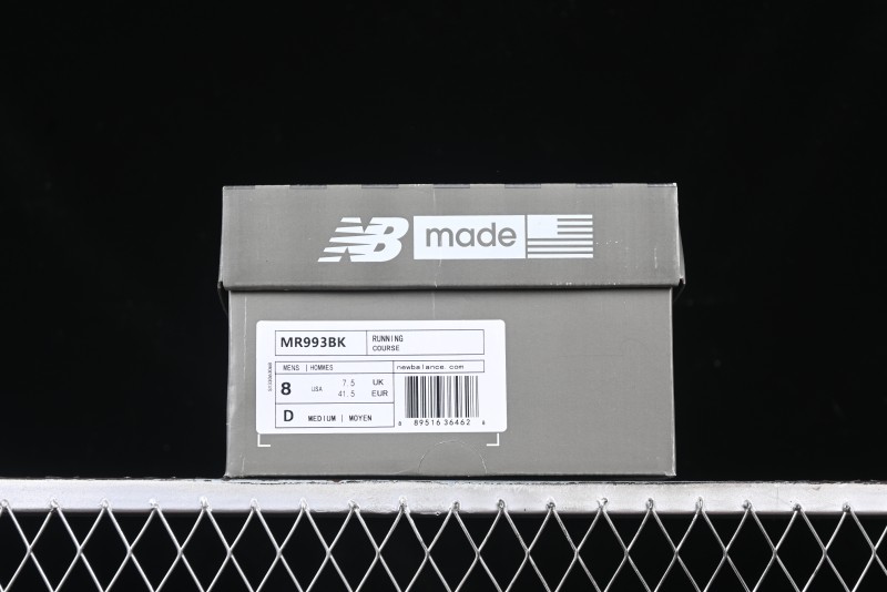 New Balance Made In USA M993 Series Classic Retro Casual Running Shoes - MR993BK