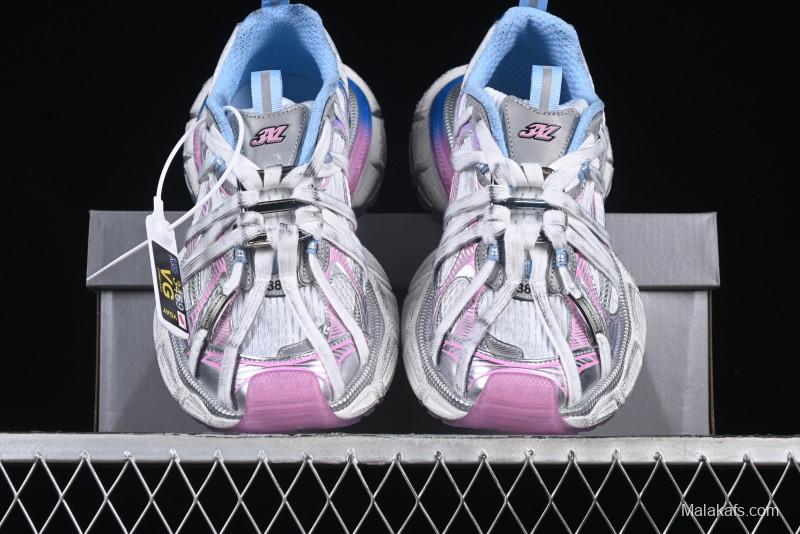 Balenciaga Phantom Sneaker 3XL Trendy Running Shoes with Transparent Heel Strap - W3XCH9145