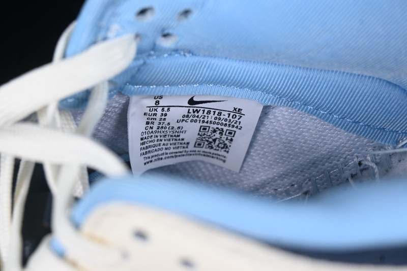 Nike SB Dunk Low Lightning Collaboration - Light Blue Swoosh Anniversary Custom Low-Top Casual Skate Shoes - LW1818-107