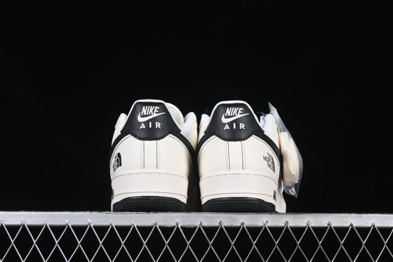 Nike Air Force 1'07 Low The North Face Collaboration Beige Black Red Label Casual Sneakers - BB7518-010