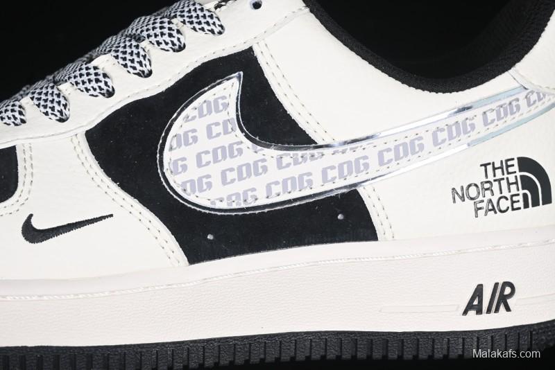 Nike Air Force 1 '07 Low The North Face x CDG Black White Casual Sneakers - BB7518-013