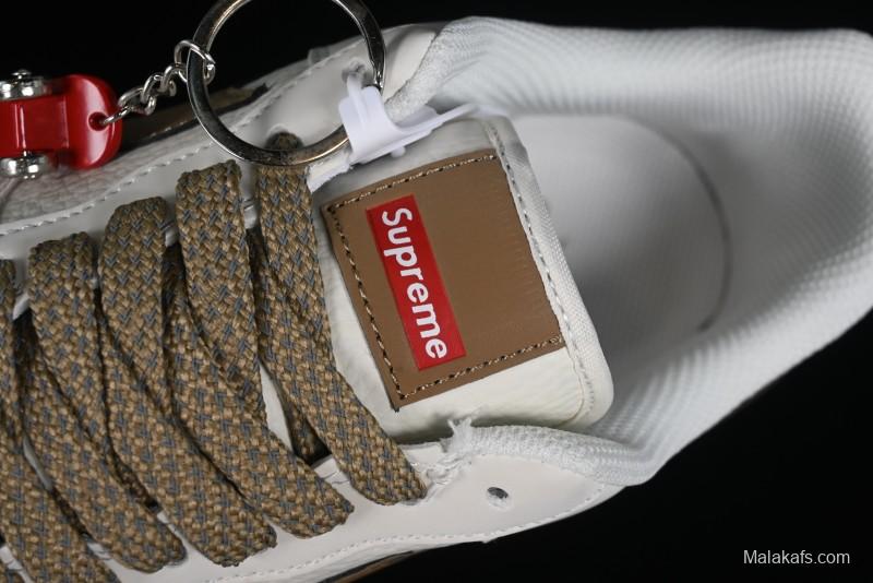 Supreme x Nike Air Force 1 '07 Low Skateboarding Shoes - Coffee Brown - HD1968-019