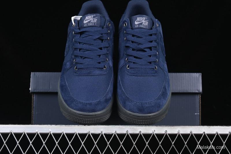 Nike Air Force 1 '07 Low Casual Sneakers in Light Blue with Full-Length Air Cushion - HQ3822-400