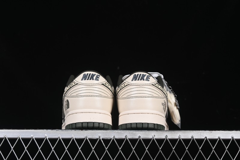 Nike SB Dunk Low The North Face x CDG Anniversary High-End Custom Low-Top Casual Sneakers - DM6868-015