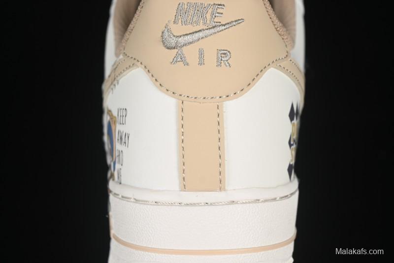 Nike Air Force 1 '07 Low Casual Sneakers with Pop Mart Molly Design - FJ7740-210