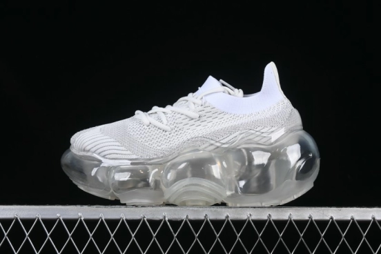 Grounds Big Bubble Heightening Platform Sneakers White Gray - AJE5