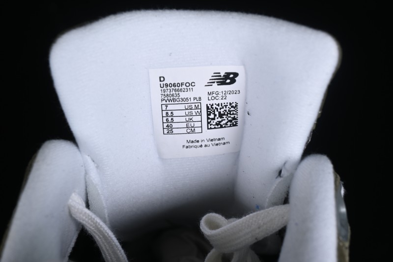 Joe Freshgoods x New Balance 9060 Retro Running Sneakers with ABZORB Cushioning - U9060FOC