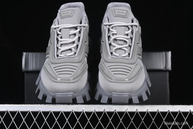 Prada Cloudbust Air Thunder Lifestyle Low-Top Sneakers with Anti-Slip and Wear-Resistant Design - 2EG293