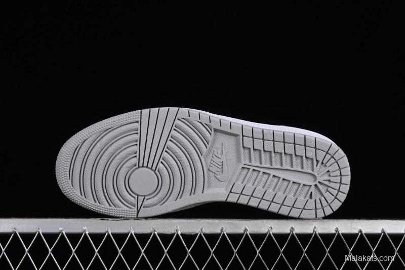 Nike Air Jordan 1 Low AJ1 Grey Black Low Top Casual Sneakers - CZ0790-110