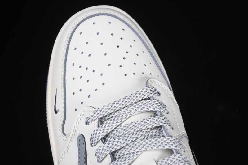 Nike Travis Scott x Fragment Design x Air Jordan 1 Low OG SP AJ1 Retro Sneakers with Unique Collaboration Details - XZ5158-002