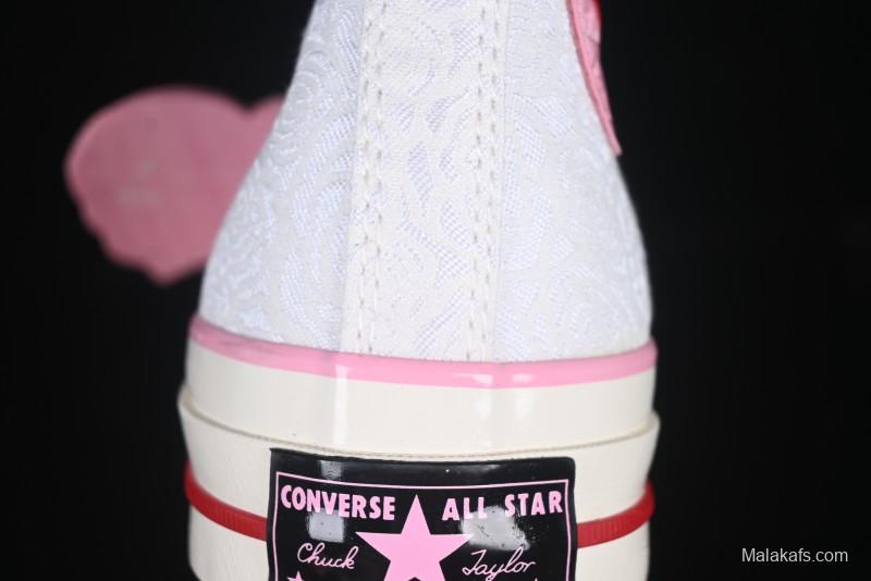 Converse Chuck 70 Valentine's Day Rose High Top Casual Sneakers - A14798C