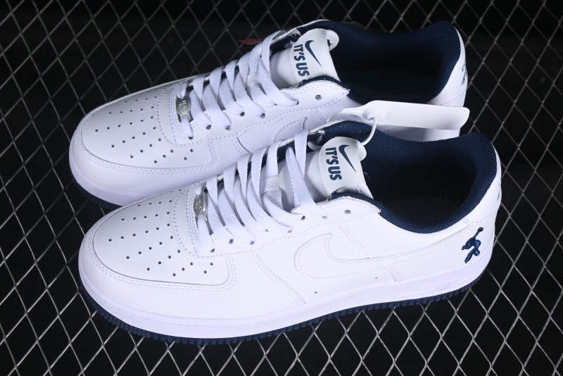 Nike Air Force 1'07 Low Casual Sneakers with Full-Length Air Cushion - IB5720-100