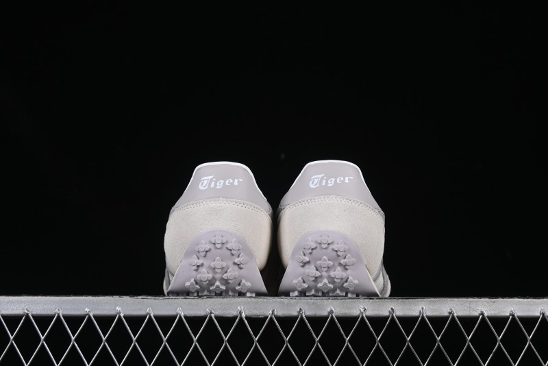Classic Onitsuka Tiger Mexico 66 Shoes – White & Grey Minimalist Design