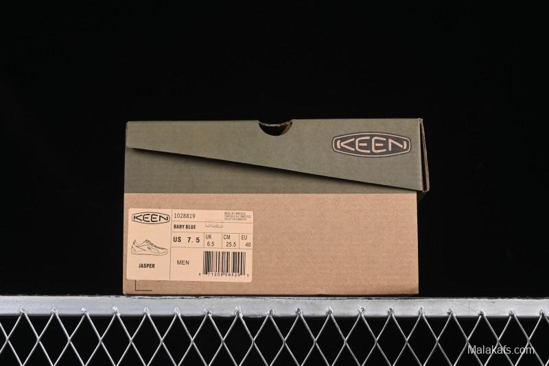 KEEN Jasper Lightweight Outdoor Adventure Shoes – Mint Green & Navy