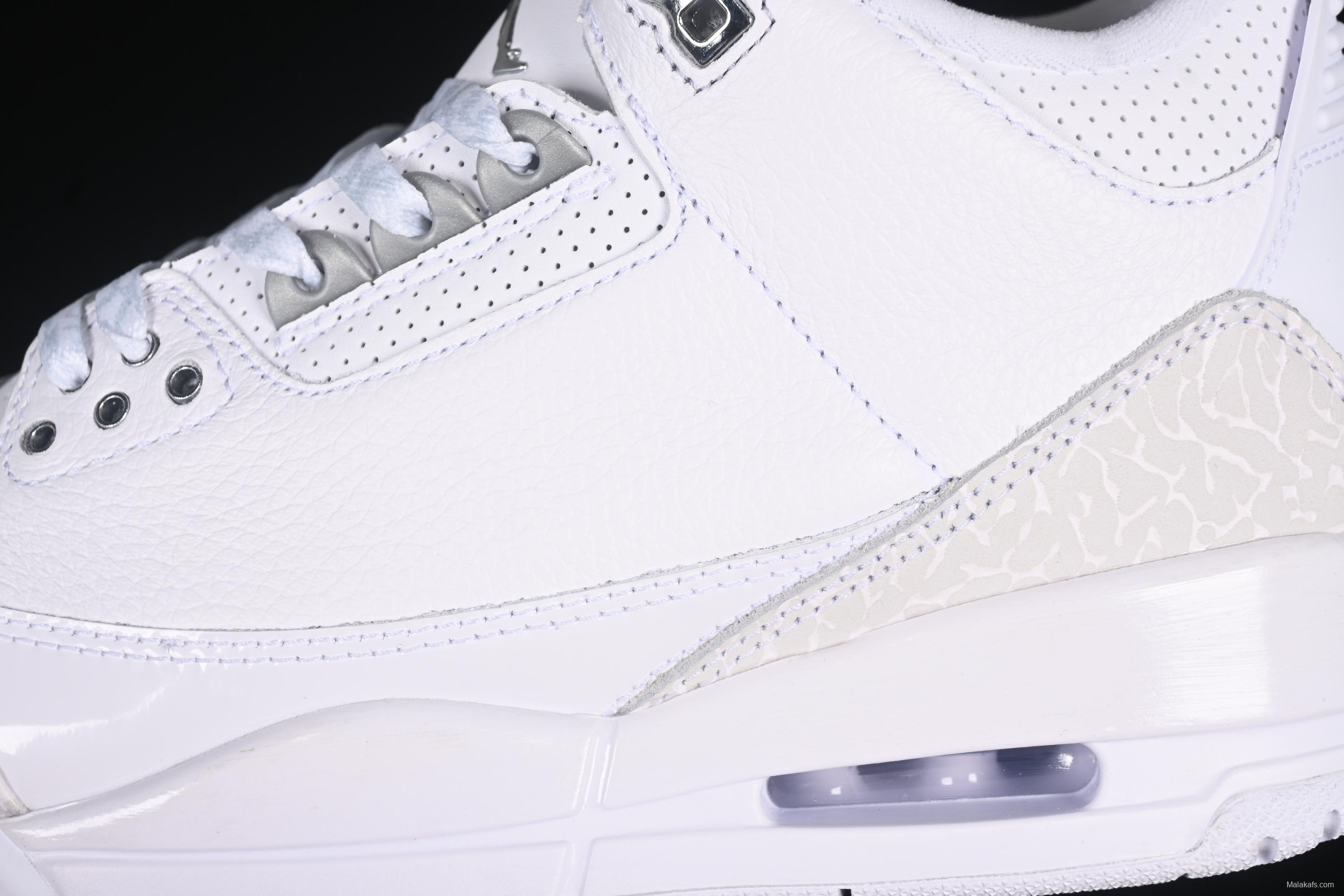 Nike Air Jordan 3 Retro "Pure Money" Basketball Shoes - CT8532-111