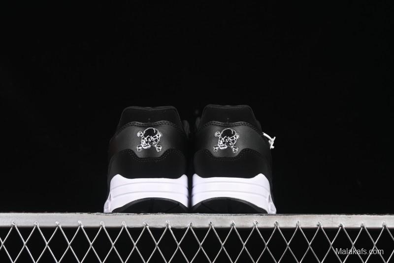 Nike Air Max 1 Retro Running Shoes with Half-Sole Air Cushion - 875844-001