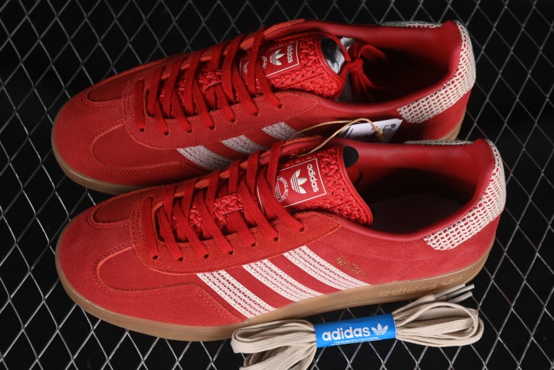 Adidas Originals Gazelle Indoor Retro Casual Slip-Resistant Wear-Resistant Low-Top Sneakers - JI2756