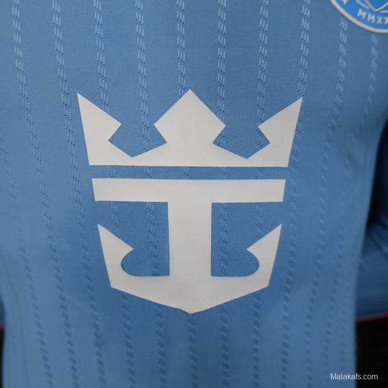 Player Version 25/26 Inter Miami Blue Third Long Sleeve Jersey