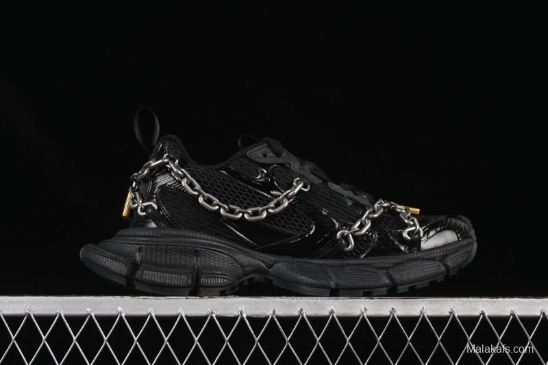 Balenciaga Phantom Sneaker 3XL Running Shoes with Transparent Heel Strap - W3XPL1882