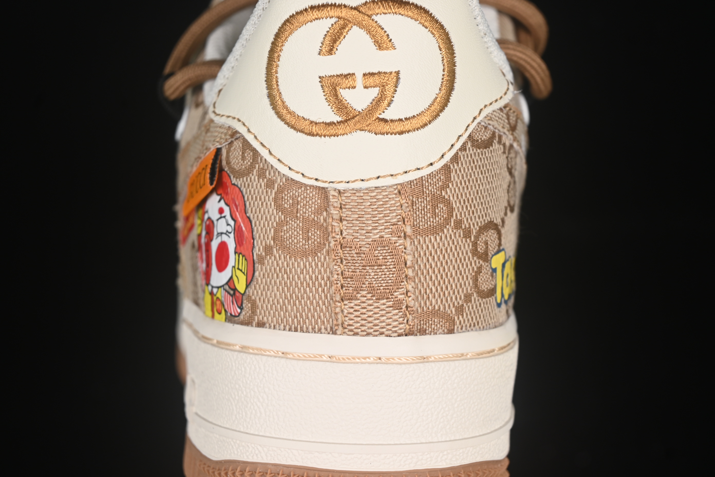 Nike Air Force 1'07 Low Casual Sneakers with McDonald's Collaboration Design - BD0077-111